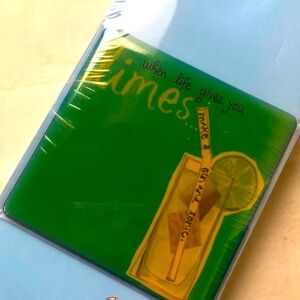 Roobee magnetic‎ note pad “Gin & Tonic” & magnet